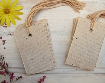 Gift tags, Handmade Recycled paper tags, Swing tags, Price tags, Product packaging, Gift wrapping, Hang tag, Blank tag, Handmade paper label
