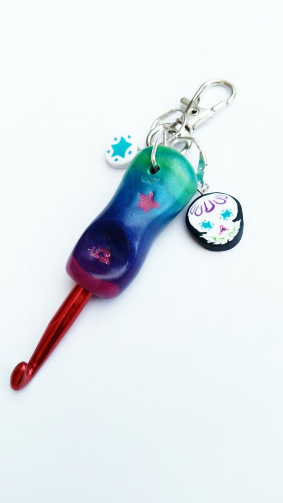Items similar to Crochet Hook. Mini crochet hook.Keyring. Knitting and