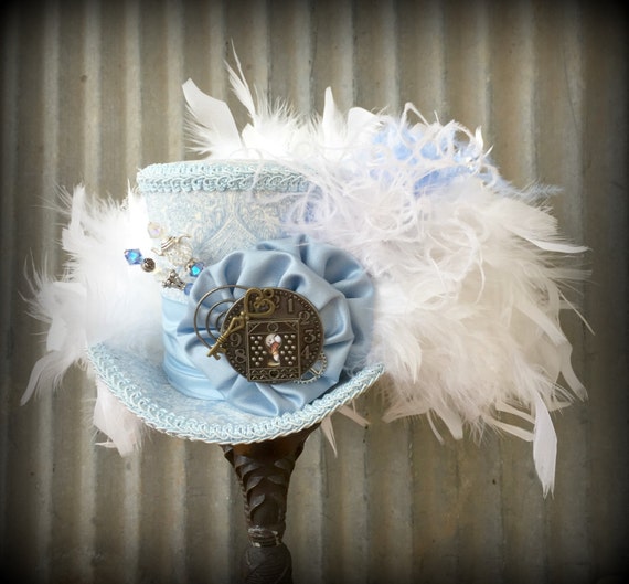 Mini Top hat Mad hatter Hat Alice in Wonderland Mini by ChikiBird