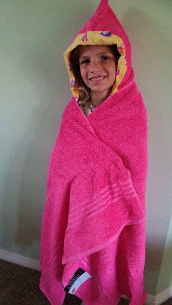 Hooded Bath Towel Girl by CeaselessPraise on Etsy