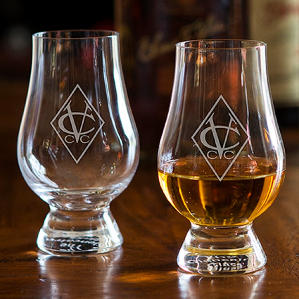 Personalized Glencairn Whisky Tasting Glasses Set Of 2