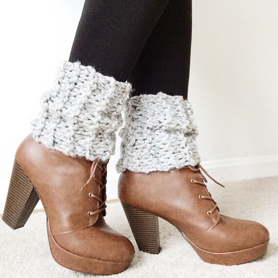 Boot Socks Knit Boot Cuffs Ankle Boot Socks Boot Toppers The