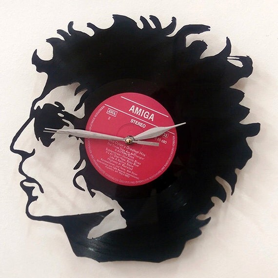 Bob Dylan Wall Art -Vinyl LP Record Clock or Framed -Great Rock'n'Roll Gift