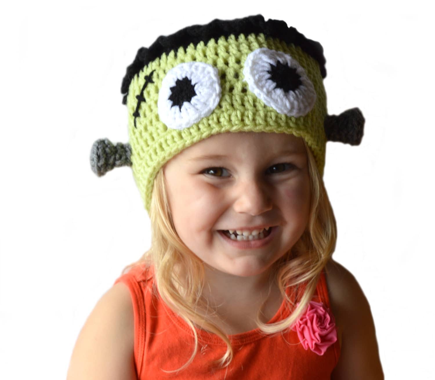 Kids Dress Up Frankenstein Hat Halloween Beanie Kids by ToryMakes