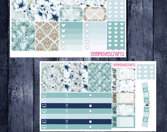 Ghost Flower Kit for Erin Condren Life Planner