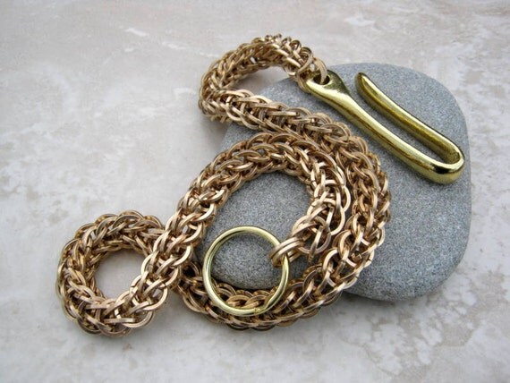 Brass Wallet Chain Solid Brass Wallet Chain Men&#39;s