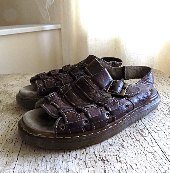 CLEARANCE 9 M Men's Sandals Doc Martens Fisherman Leather