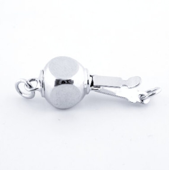 2 sets 8mm Non Tarnish Rhodium White Gold by