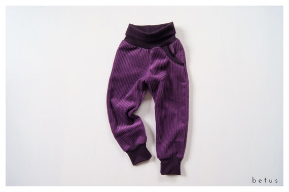 purple baggy pants