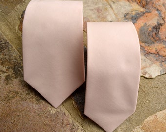 mens neck ties, peach tie,peach blush neckties,groomsman necktie peach blush,peach necktie