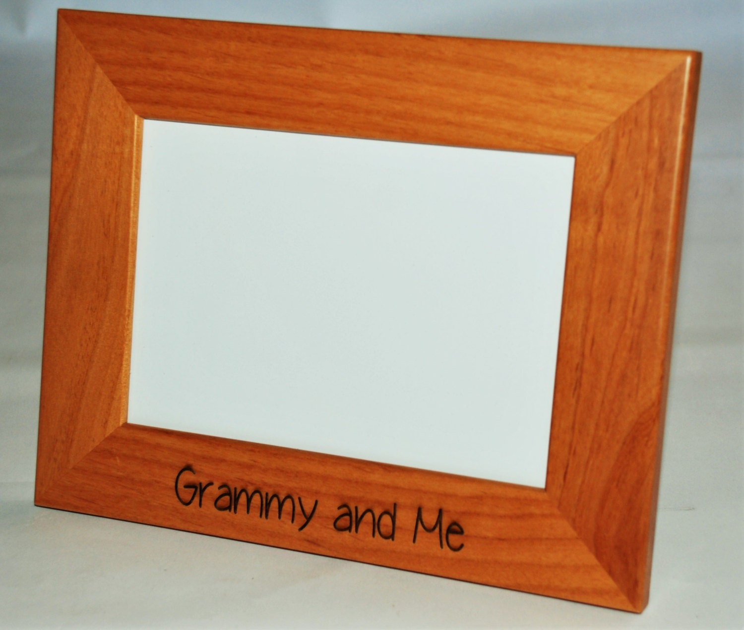 5x7 Laser Engraved Adler Wooden Picture Frame Custom picture