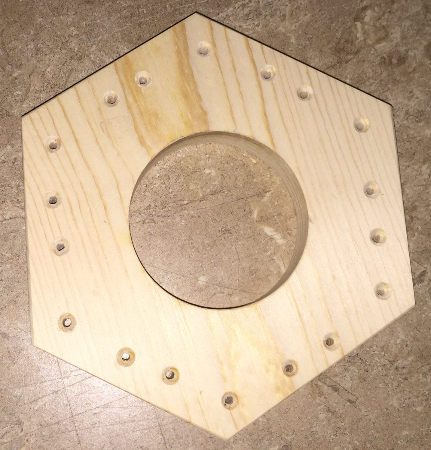 Wind Chime Replacement HeadOctagon drilled for any 6 tube