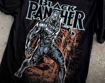 Black Timber BT73 Civil War Black Panther Superhero Prince Captain America Ironman Men T-shirt Sz. S,M,L,XL,XXL