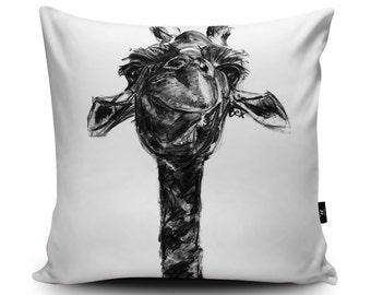 giraffe cushion giraffe pillow cushion cover giraffe throw decorative pillow giraffe - Black Decorative Pillows giraffe cushion giraffe pillow cushion cover giraffe throw decorative pillow giraffe - Black Decorative Pillows