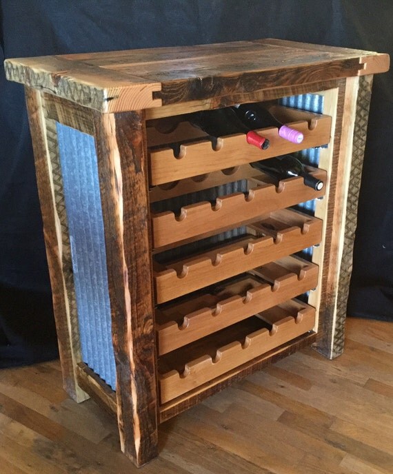 Wine Storage Rack with Pull Out Wine Shelves