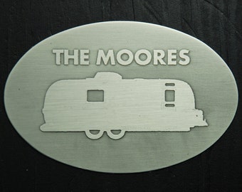 Personalized Airstream and RV Plaque