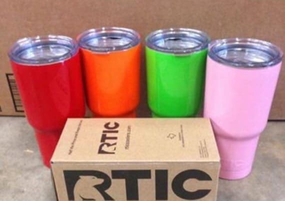 RTIC Powder Coated Tumblers, Colsters, or Ramblers + Add a Monogram!