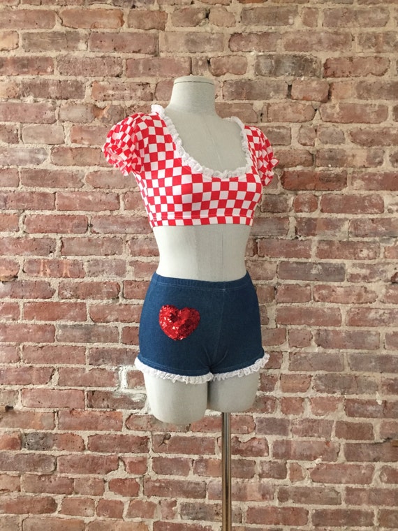 Size S/M Daisy Mae Costume Short Shorts Daisy Duke