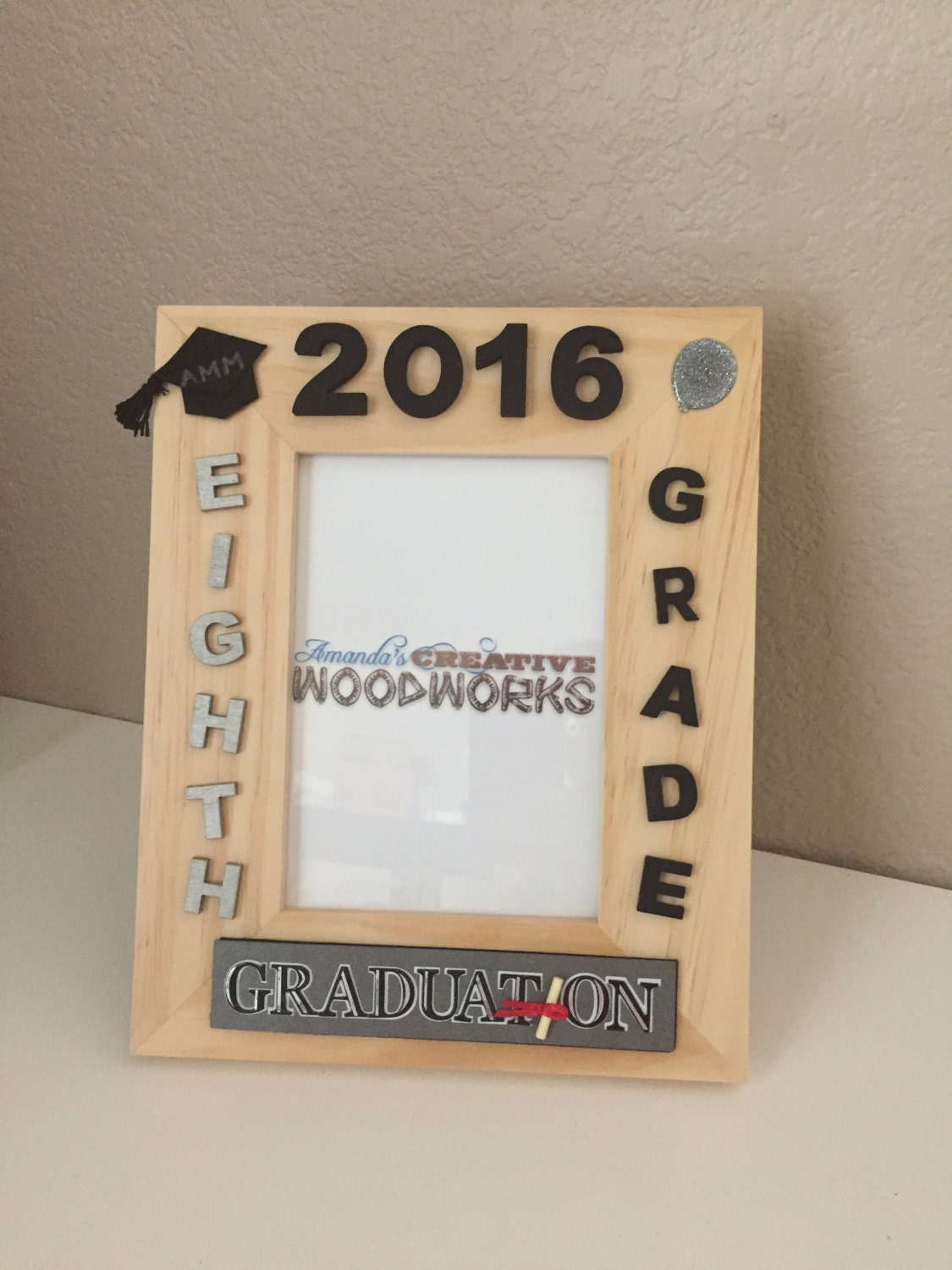5x7 8th Grade Graduation Picture Frame Middle School