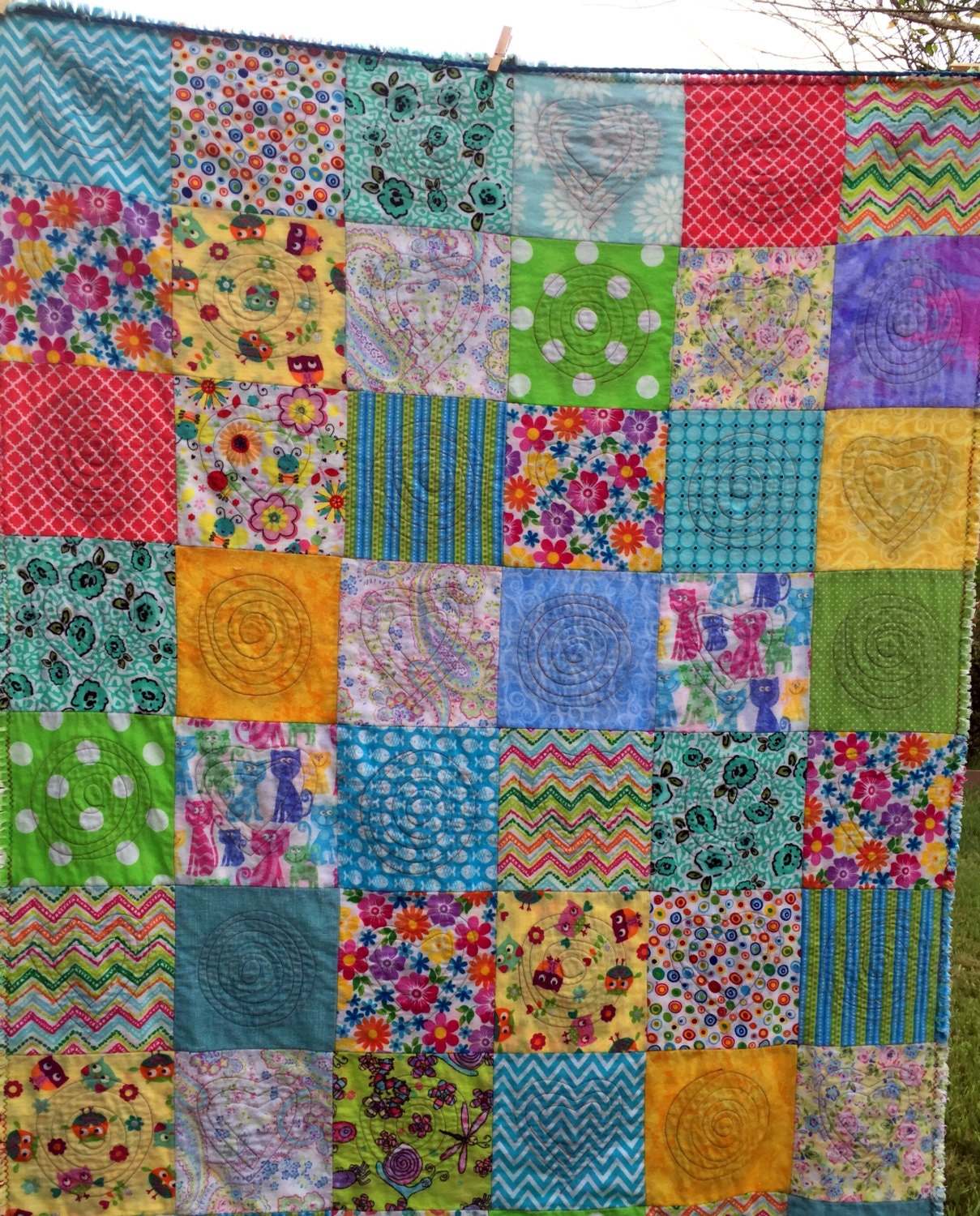 Rag Quilt pattern instant download PDF PATTERN-TUTORIAL