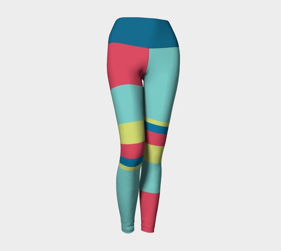 teal yoga pants