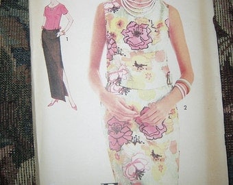 Advance Sew-Easy 2 Piece Dress Pattern, Printed Pattern, Uncut, #3226, Size 14, Vintage Pattern, 1960's 2 Piece Dress