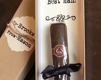 Groomsmen Cigar Box-Will You Be My Groomsman?-Thanks For Being My Best Man-Father of the Bride-Father of the Groom-Best Man-Usher