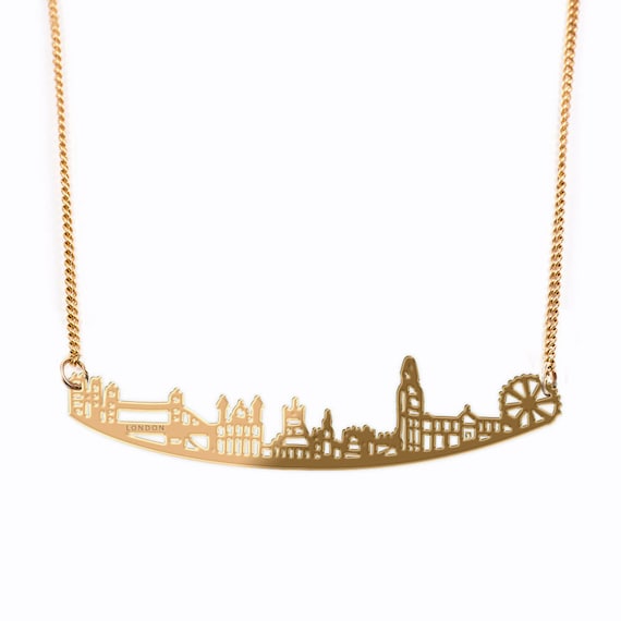 Necklace Women, City Necklace, London Eye Necklace, Unique Necklaces For Women, Necklace For Her, London Gifts, Girlfriend Necklace