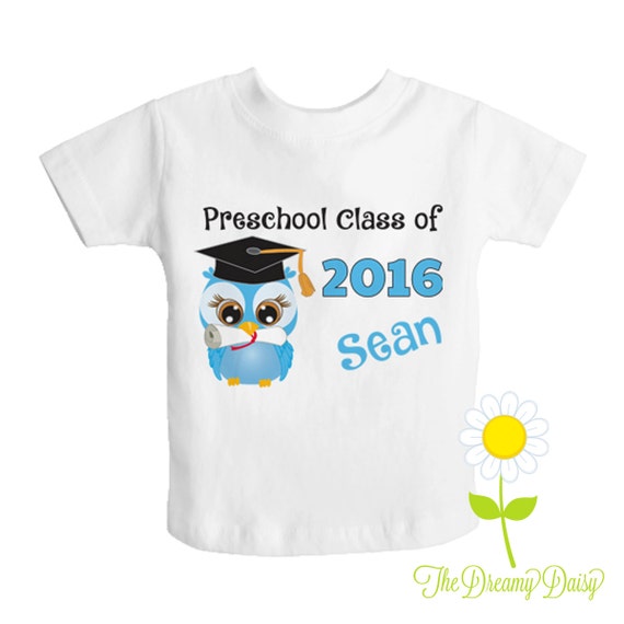 Personalized Preschool Graduation T-Shirt with by TheDreamyDaisy