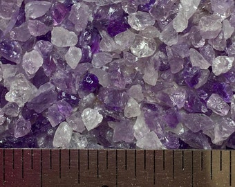 Crushed Purple Amethyst - Large Sand - 100% Natural Without Fillers