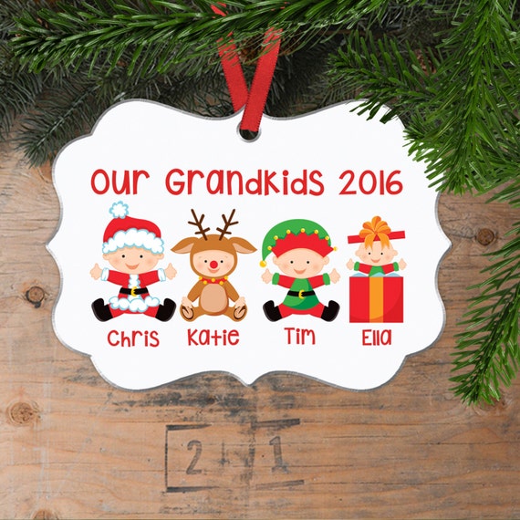 personalized grandkids christmas ornament custom christmas personalized grandkids christmas ornament custom christmas