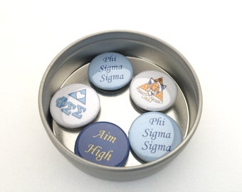 Phi Sigma Sigma Magnet Set