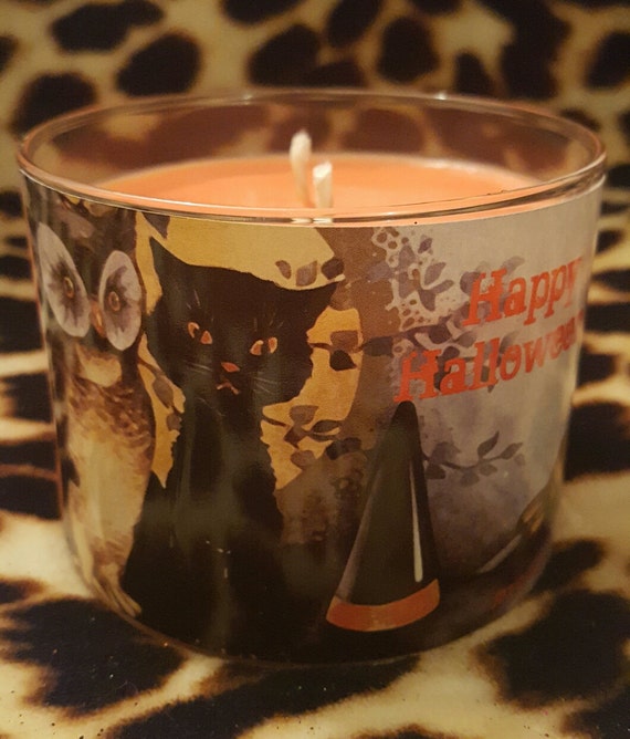 Halloween Cat Candle