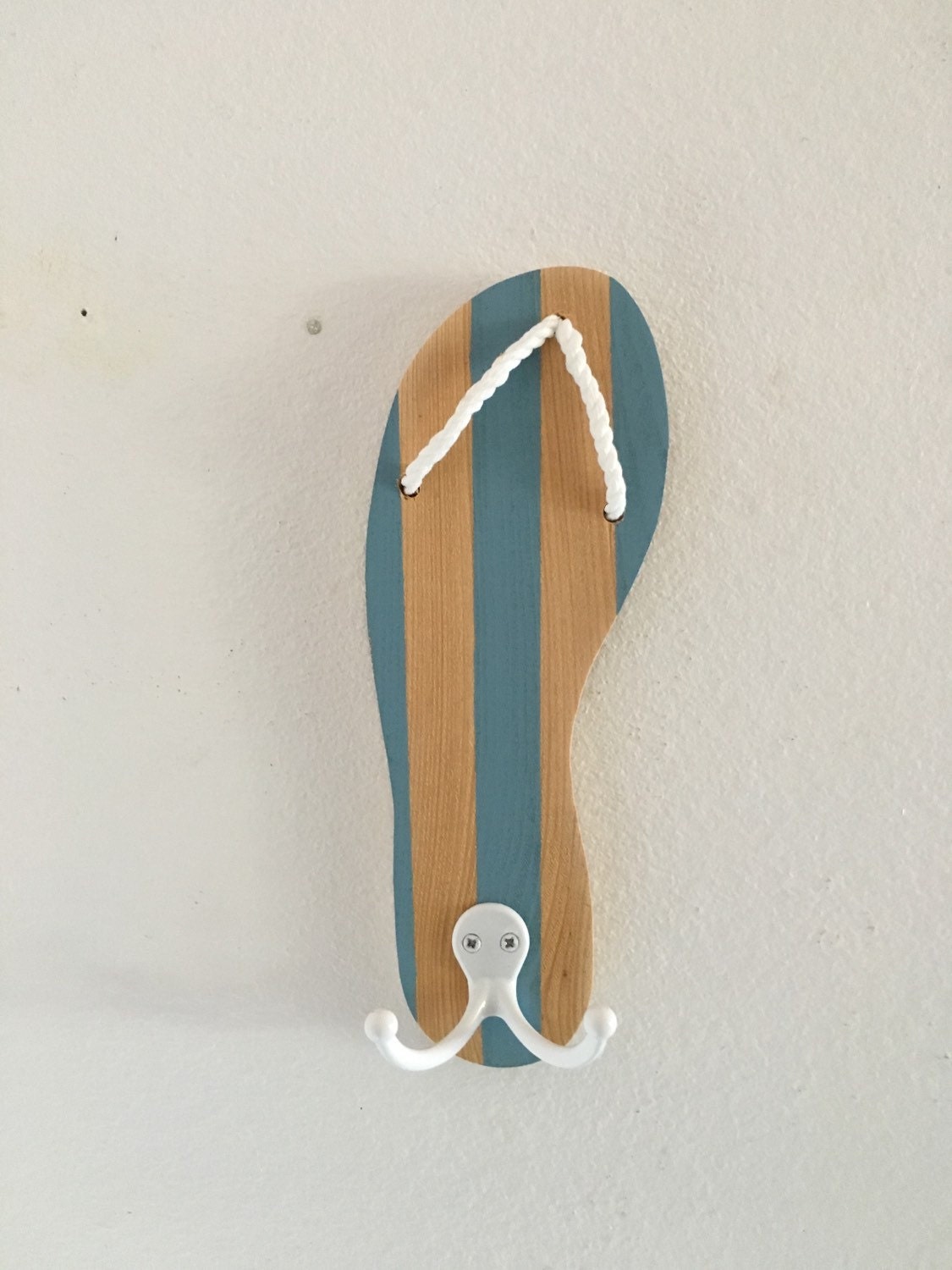 Flip Flop towel rack beach towel rack beachy towel rack