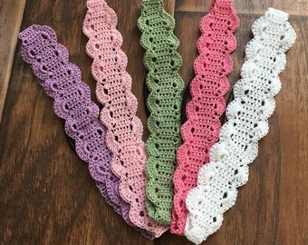 Crochet Adult Stretchable Headband