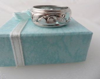 dead stock heart wedding band boho wedding ring cheap wedding rings hippie wedding band silver filled - Hippie Wedding Rings dead stock heart wedding band boho wedding ring cheap wedding rings hippie wedding band silver filled - Hippie Wedding Rings