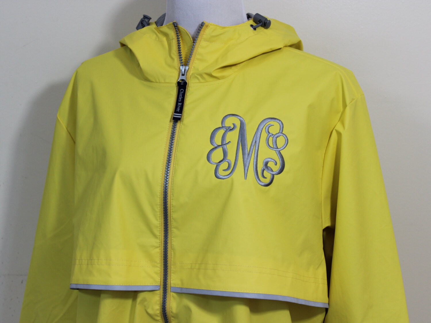 Rain Jacket With Monogram Hood Keweenaw Bay Indian Community
