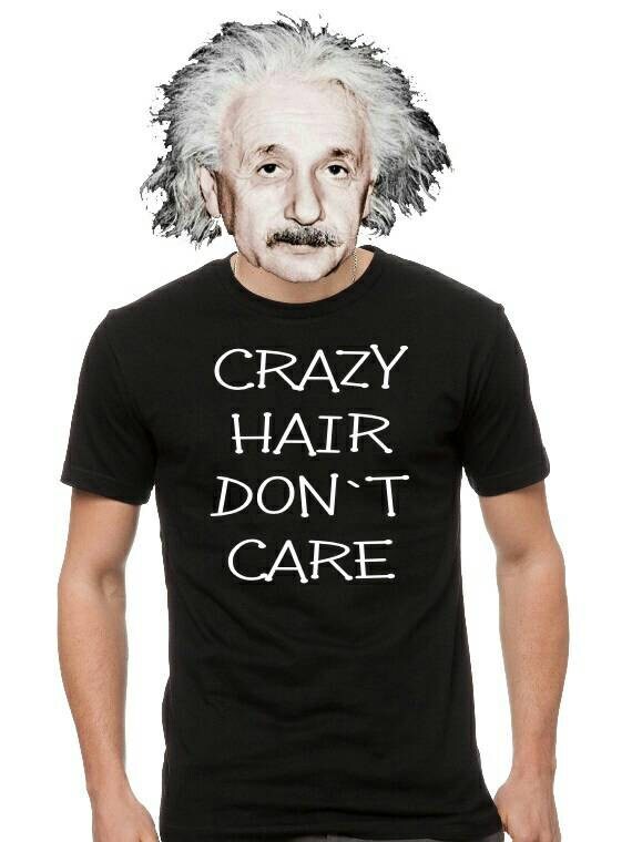 crazy hair dont care shirt