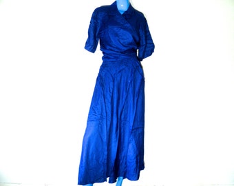 Vintage 80s Blouse and Skirt Set Bohemian Hippie Gypsy