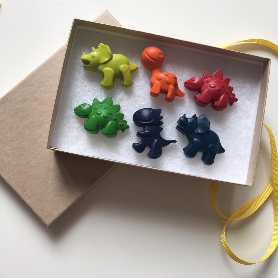 Dinosaur Crayons by CrayonBoxCrayons on Etsy