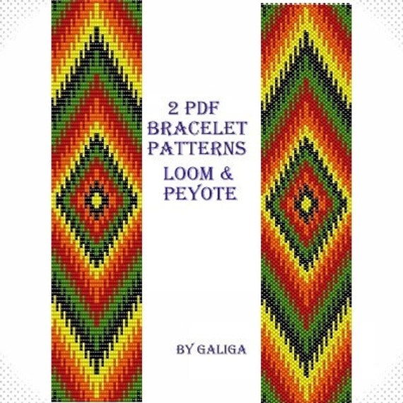 Bracelet pattern Delica beads Bracelet tutorial Beading