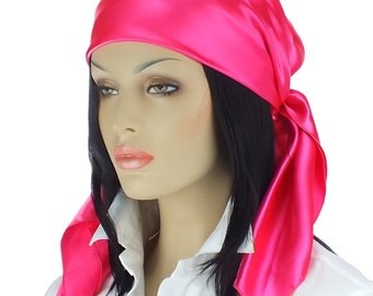 Large Satin Scarf Available in 14 Solid Colors - Satin Head Scarf- Gifts for Her - Christmas Gifts- Hair Accessories