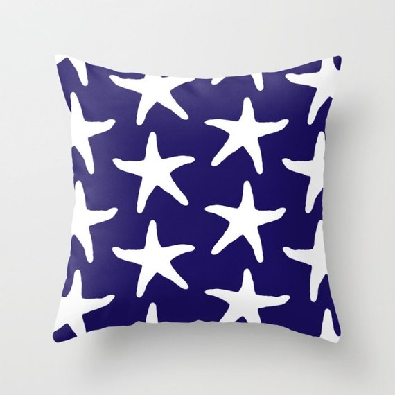 Starfish Pillow Cover Starfish Throw Pillow Cover Nautical