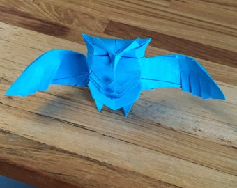 Items similar to Paper Owl - 3D Paper Bird - Owl on Etsy