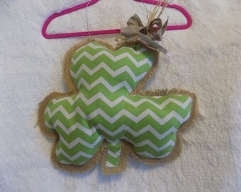 st patricks day burlap banner