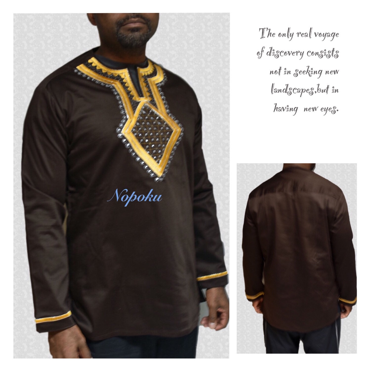Men embroidery Kaftan main image 0
