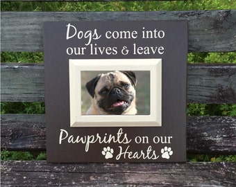Pet memorial - Pet memorial frame - Pet Memorial Gift - Pet loss gift - Pet remembrance - Dog memorial - Dog picture frame - Memory