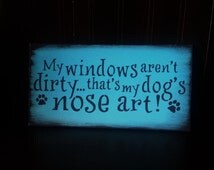 Unique dog nose art related items | Etsy