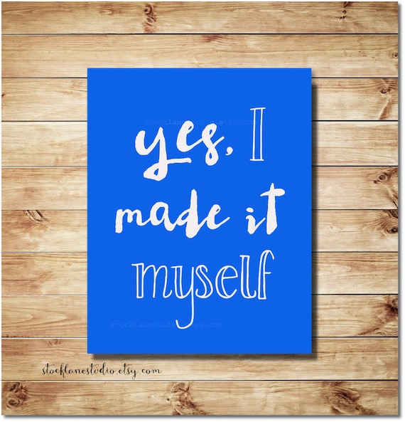 Craft show sign 11x14 printable display Yes I by StockLaneStudio