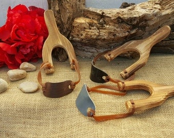 Sling Shot, wooden toy, stocking stuffer, birthday favors, boys toy, hunting, gifts for him, old time toy, antique toy, unique child gift